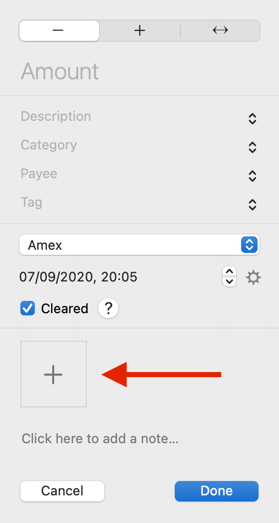 Debit & Credit Attachments Instructions